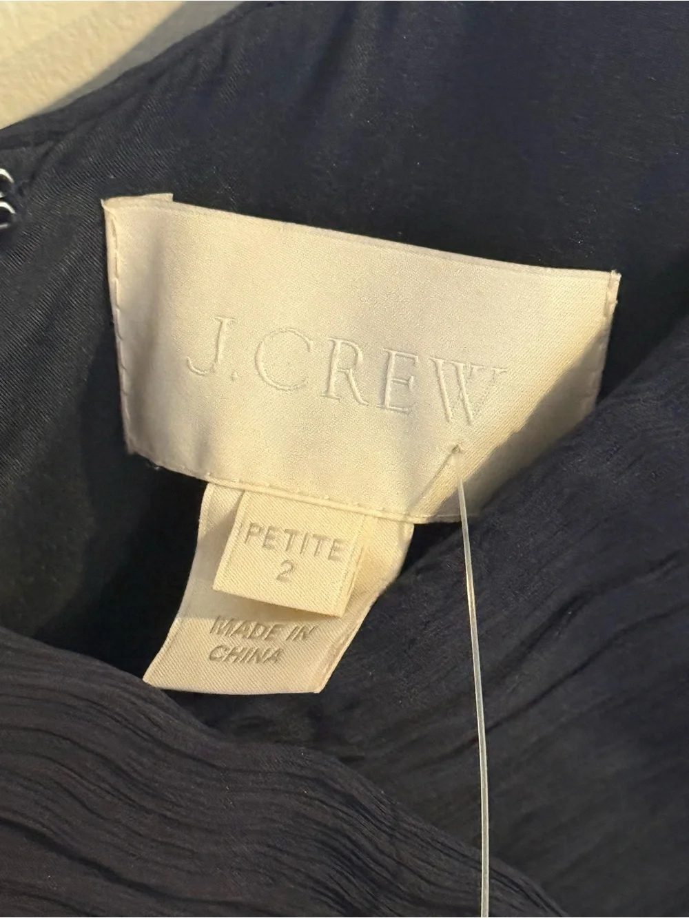J. Crew Petite Sleeveless Silk Dress